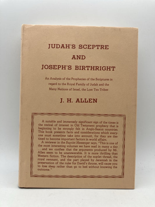 Judah's Sceptre and Joseph's Birthright
