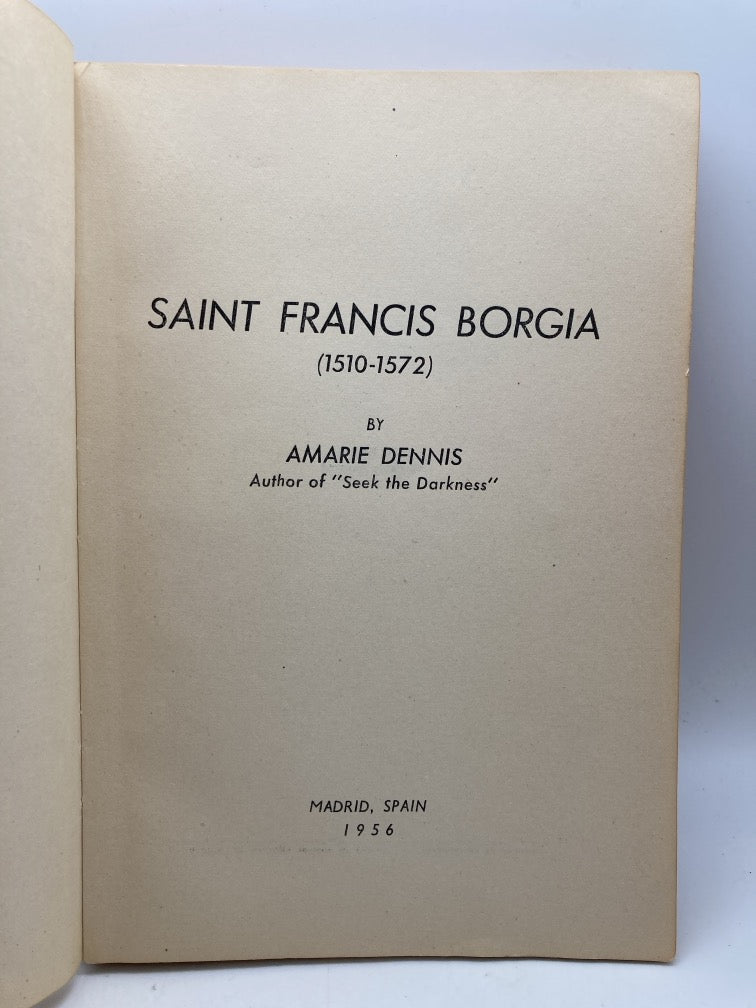 Saint Francis Borgia