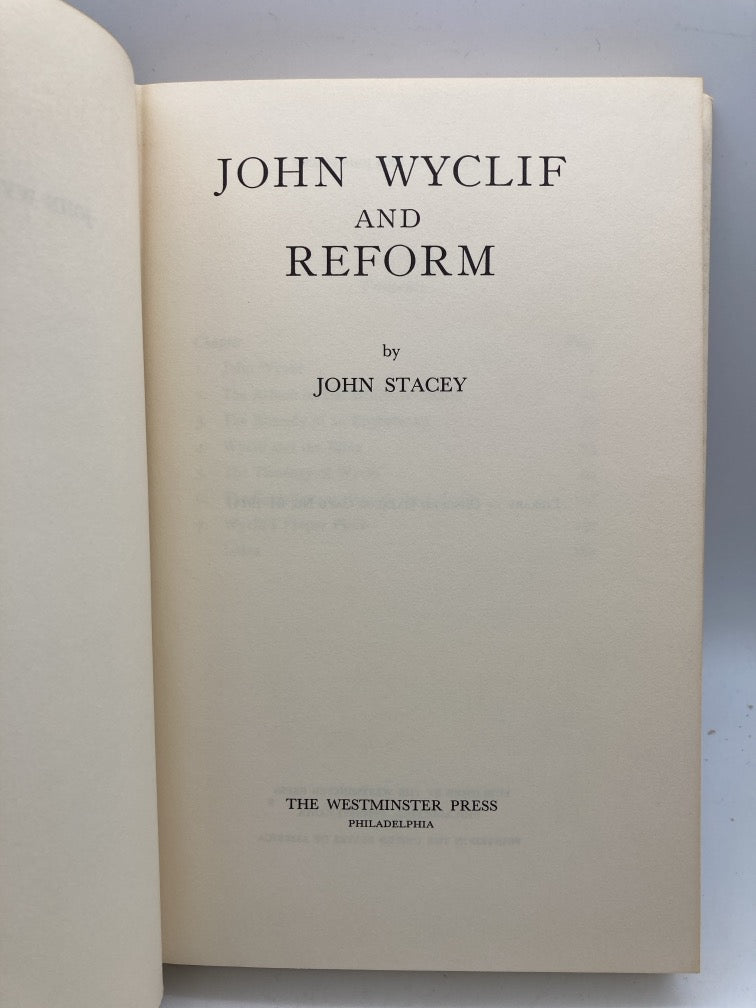 John Wyclif and Reform
