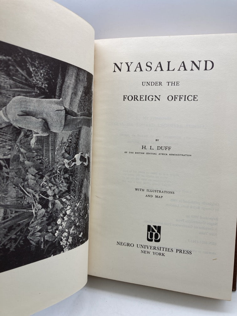 Nayasaland Under the Foreign Office