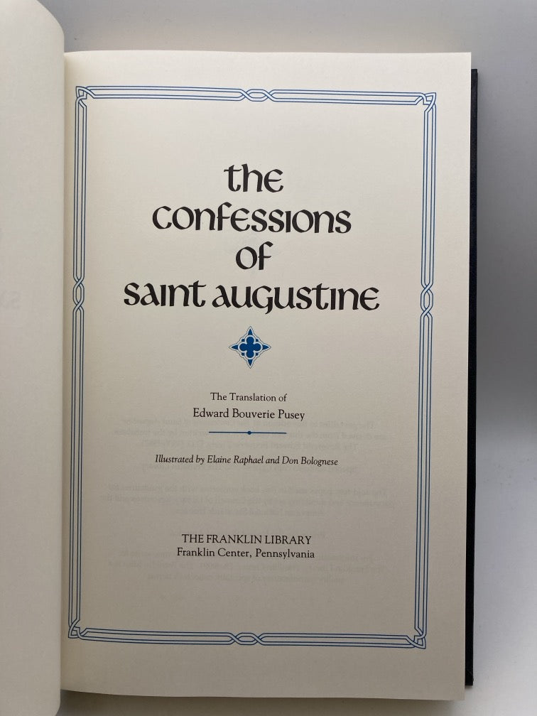 The Confessions of St. Augustine (Franklin Library)