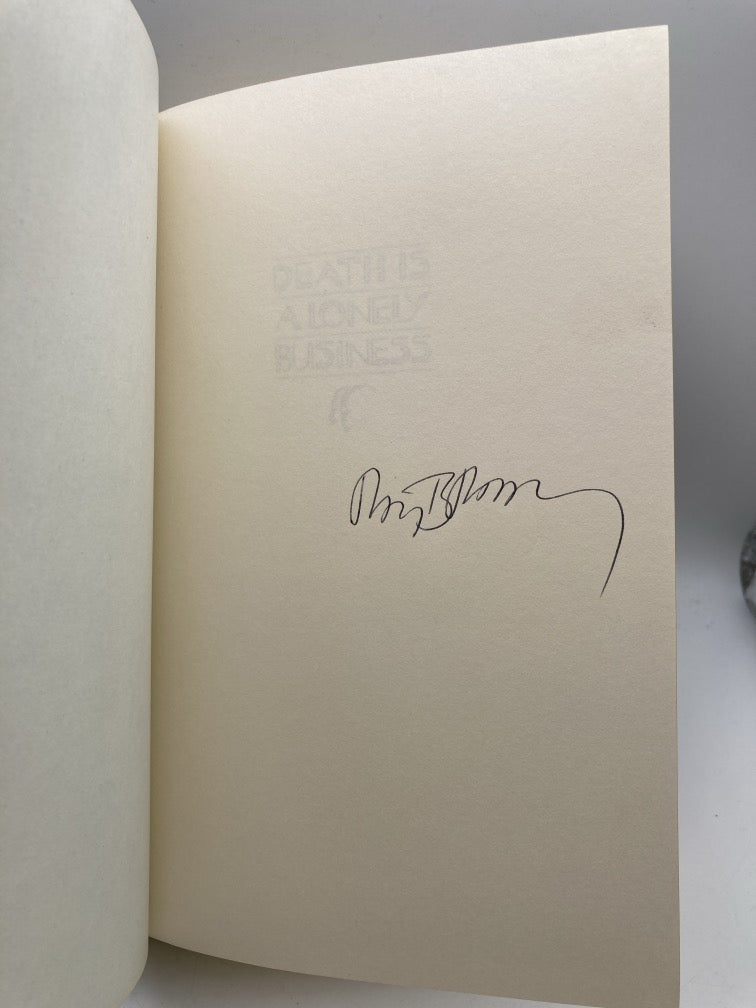 Death is a Lonely Business (Franklin Library Signed First Edition)