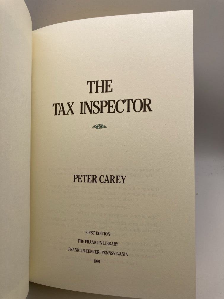 The Tax Inspector (Franklin Library Signed First Edition)