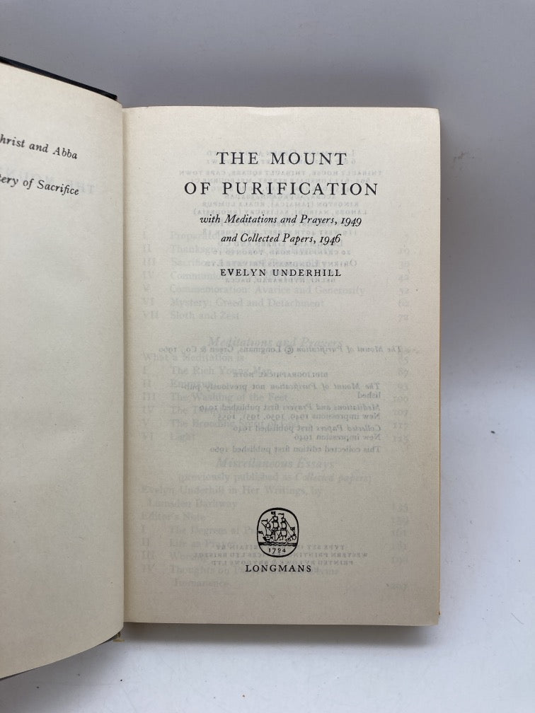 Evelyn Underhill Inner Life Series 2-Book Set: The School of Charity/The Mystery of Sacrifice and The Mount of Purification