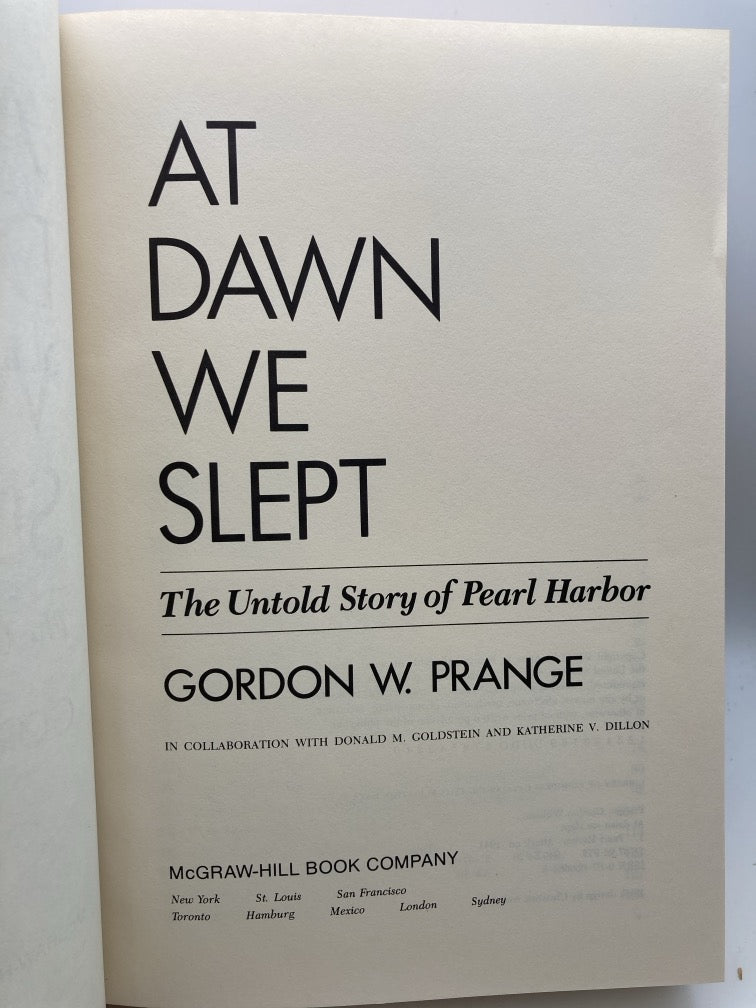 At Dawn We Slept: The Untold Story of Pearl Harbor