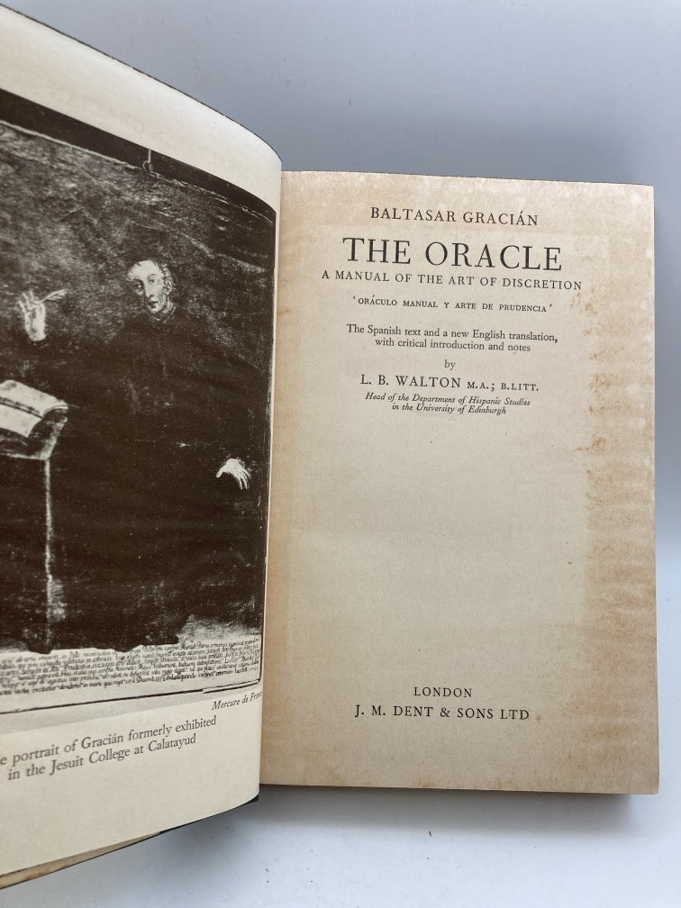 The Oracle: Oraculo Manual y Arte de Prudencia (English Translation with Spanish Text)