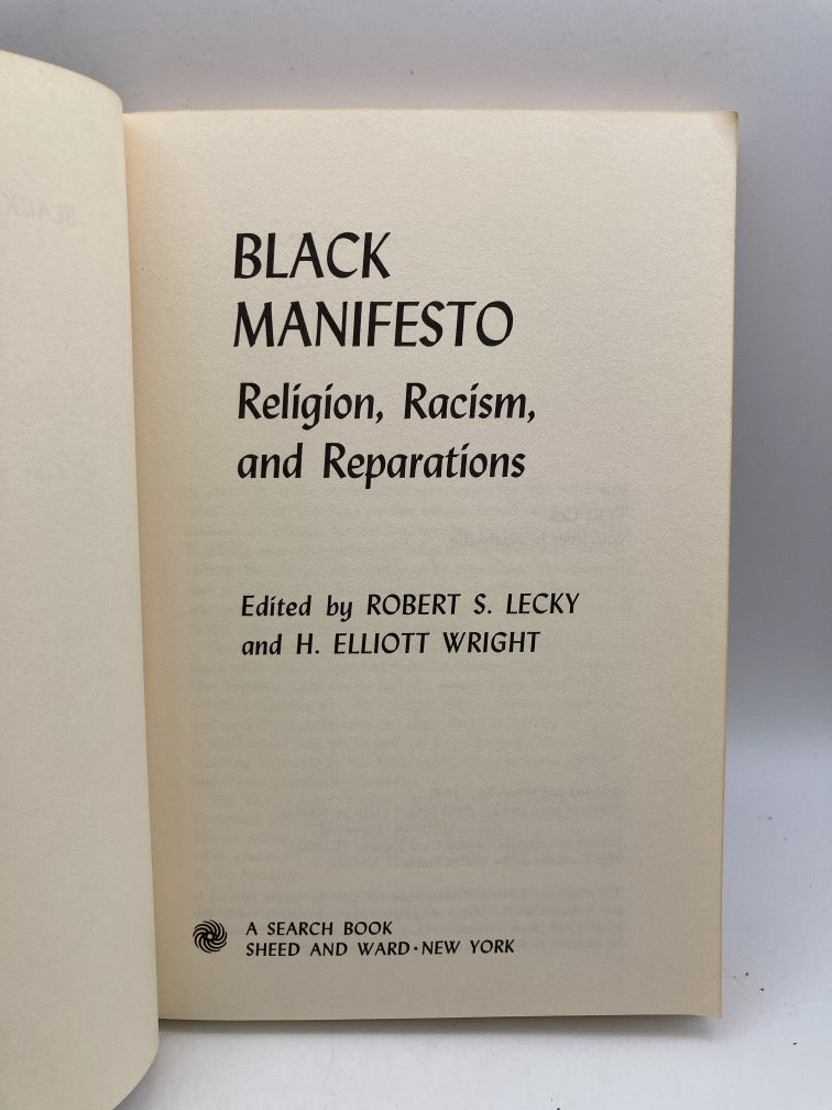 Black Manifesto: Religion, Racism & Reparations