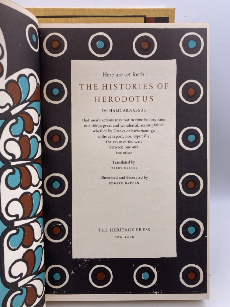 The Histories of Herodotus of Halicarnassus: 2 Volume Set (Heritage Press)