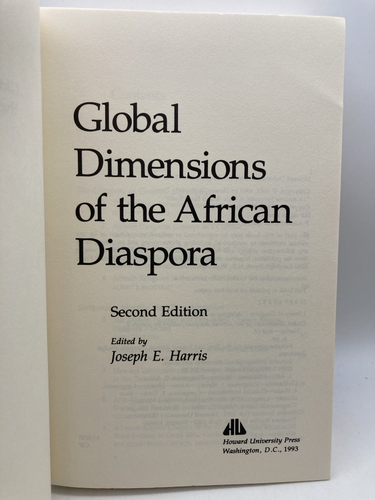 Global Dimensions of the African Diaspora