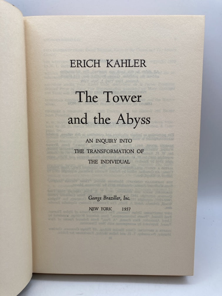 The Tower and the Abyss: An Inquiry into the Transformation of the Individual
