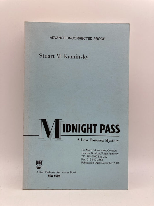 Midnight Pass: A Lew Fonesca Mystery (Advance Uncorrected Proof)