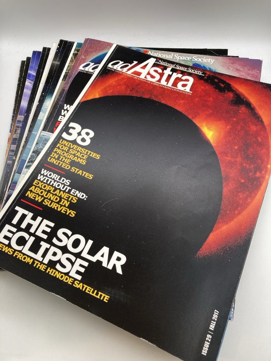 adAstra: Dedicated to the Creation of a Spacefaring Civilization (11 Back Issues)
