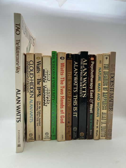 Alan Watts:  13 Paperback Books
