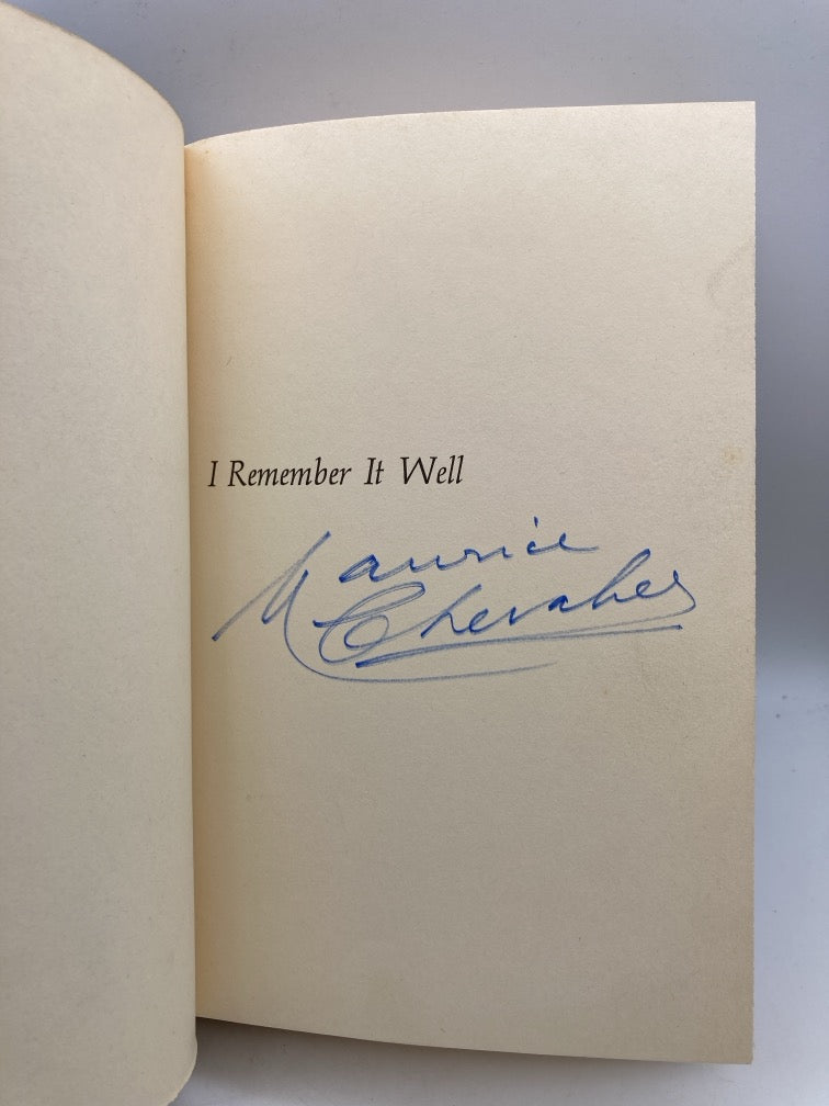 I Remember It Well (signed by Maurice Chevalier)