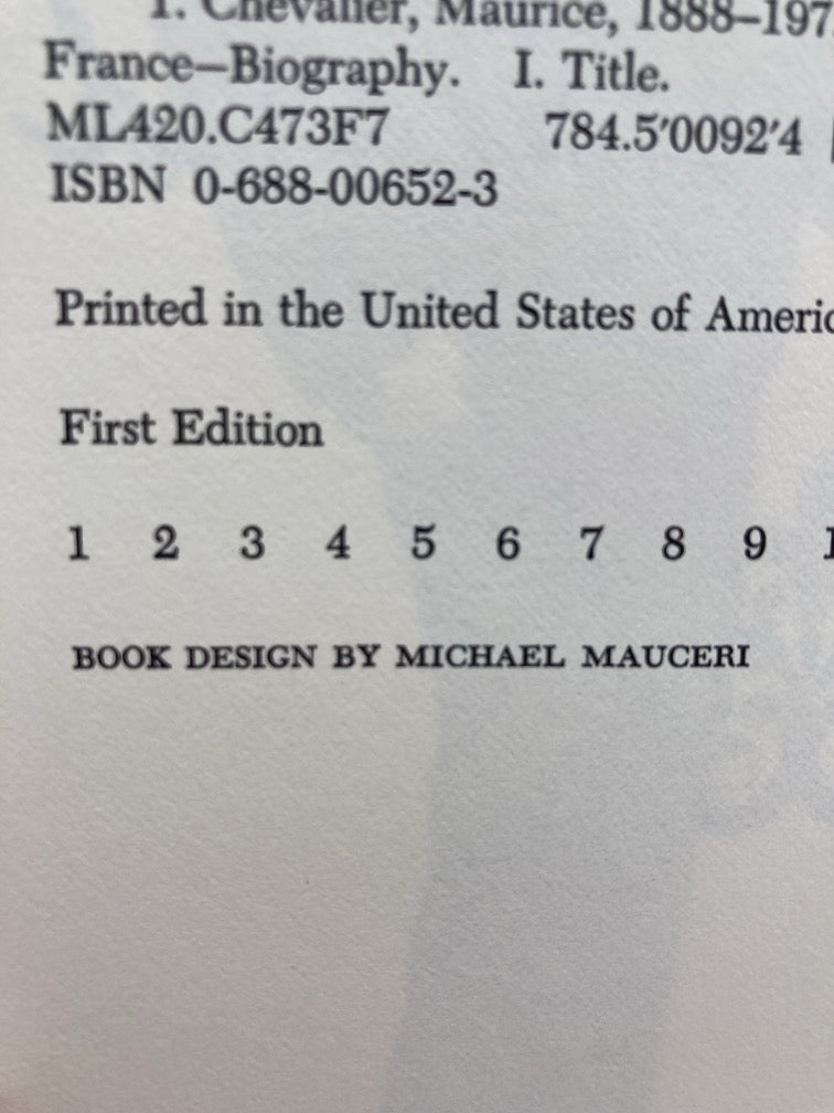 I Remember It Well (signed by Maurice Chevalier)