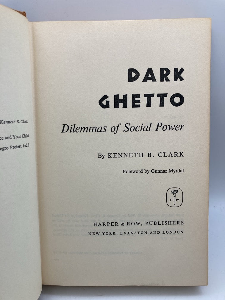 Dark Ghetto: Dilemmas of Social Power