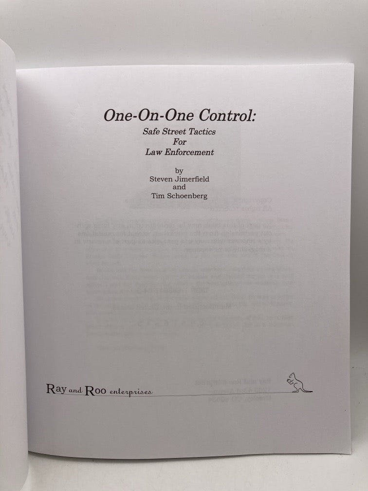 One-On-One Control: Safe Street Tactics for Law Enforcement