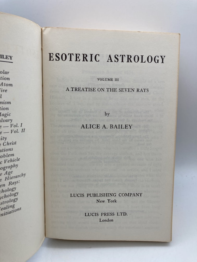 Esoteric Astrology