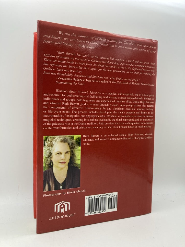 Women's Rites, Women's Mysteries: Creating Ritual in the Dianic Wiccan Tradition