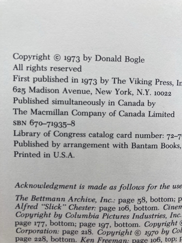 Toms, Coons, Mulattoes, Mammies & Bucks: An Interpretive History of Blacks in American Films