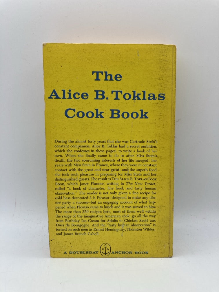 The Alice B. Toklas Cook Book