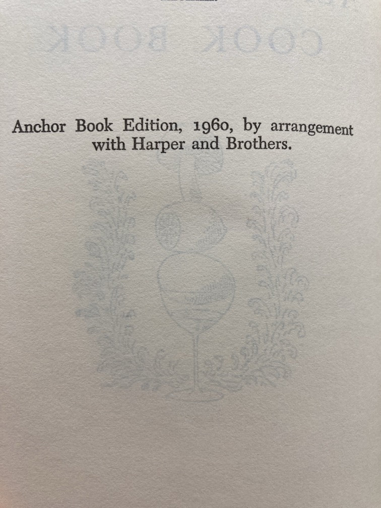 The Alice B. Toklas Cook Book