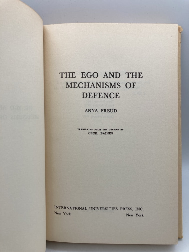 The Ego and the Mechanisms of Defense