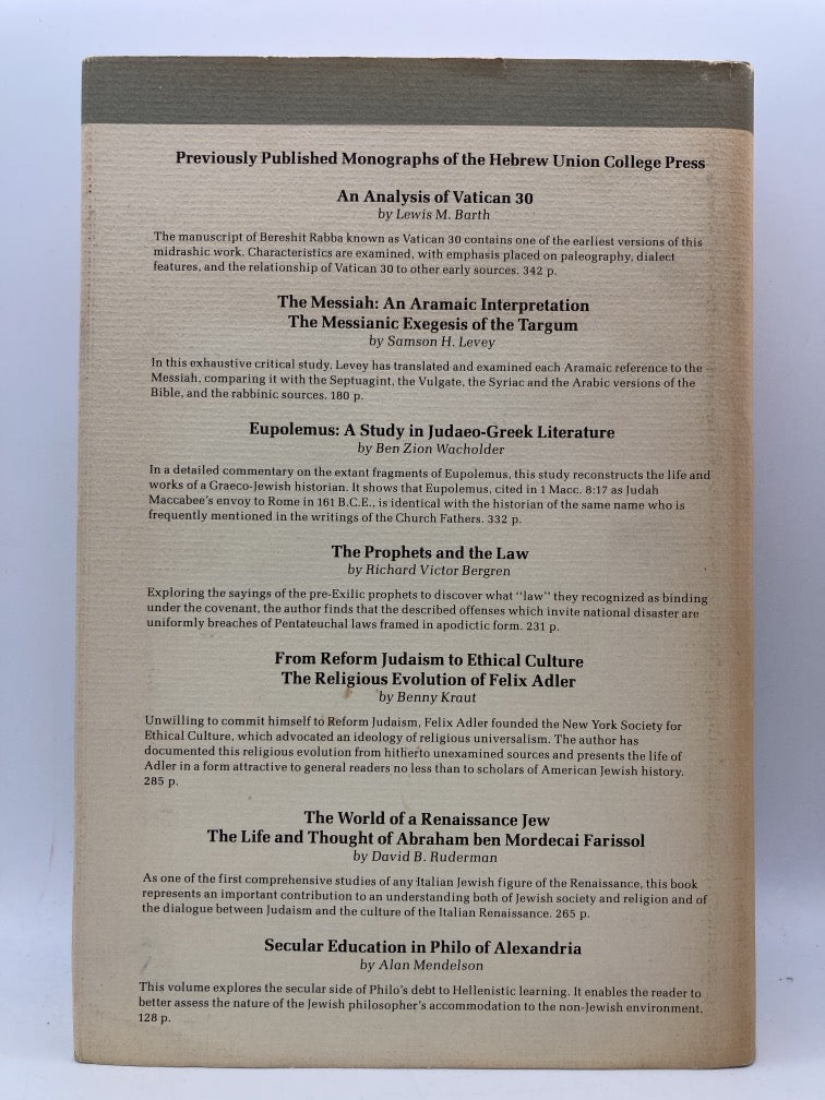 The Dawn of the Qumran: The Sectarian Tora and the Teacher of Righteousness