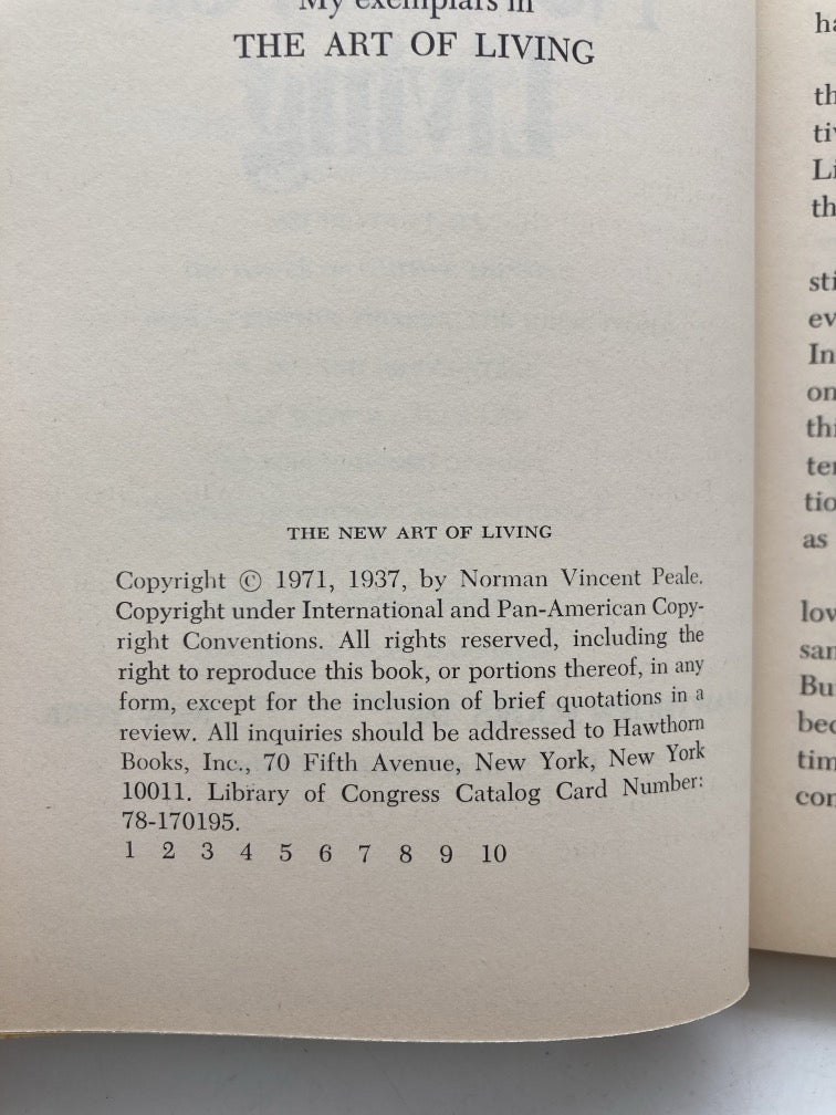 The New Art of Living (signed)