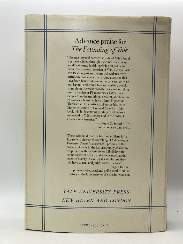 The Founding of Yale: The Legend of the Forty Folios