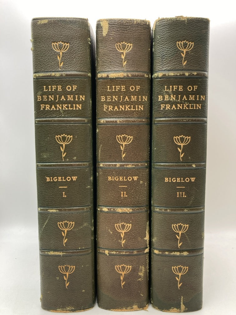 The Life of Benjamin Franklin Written by Himself (3 Volume Set)