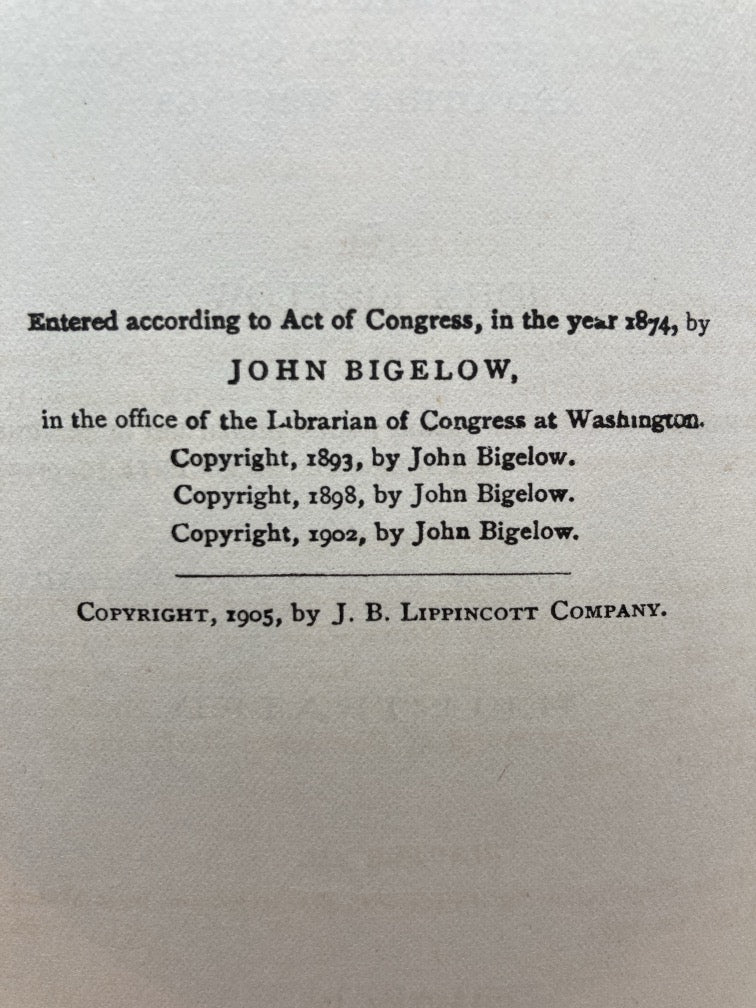 The Life of Benjamin Franklin Written by Himself (3 Volume Set)