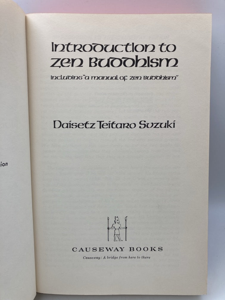 Introduction to Zen Buddhism: Including "A Manual of Zen Buddhism"