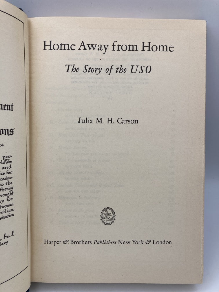 Home Away From Home: The Story Of The USO