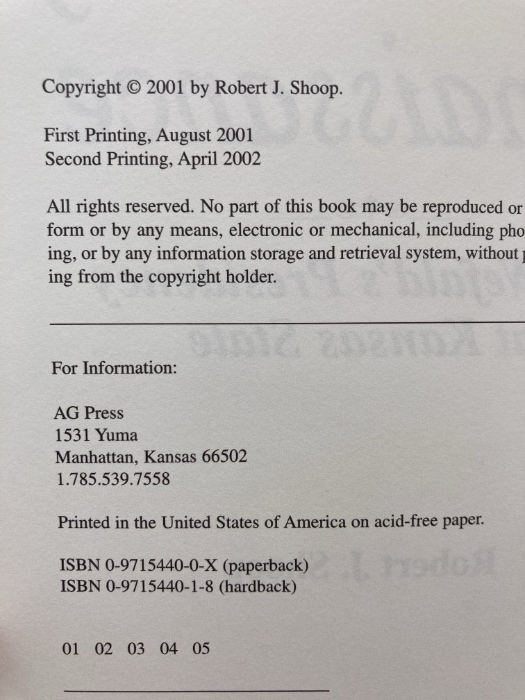 A University Renaissance: Jon Wefald's Presidency at Kansas State (signed by Jon Wefald)