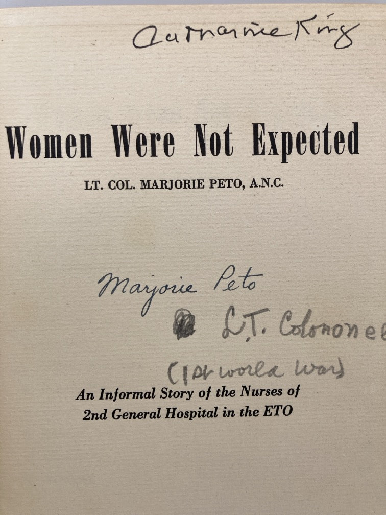Women Were Not Expected: An Informal Story of 2nd General Hospital in the ETO