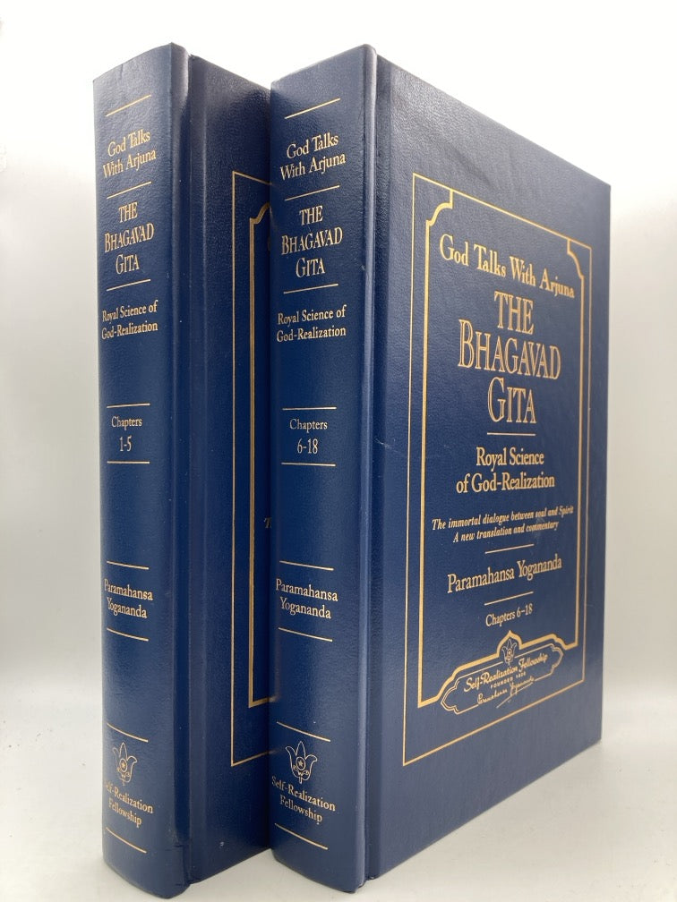 God Talks with Arjuna: The Bhagavad Gita (Royal Science of God-Realization) 2 Vol. Set