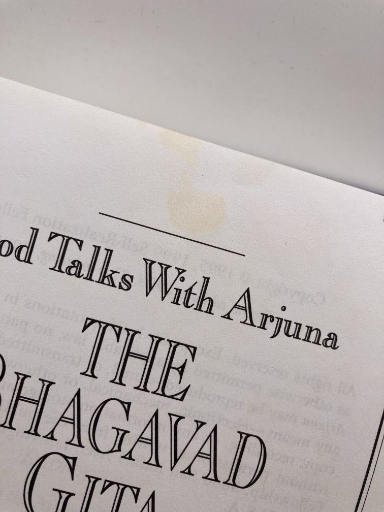 God Talks with Arjuna: The Bhagavad Gita (Royal Science of God-Realization) 2 Vol. Set