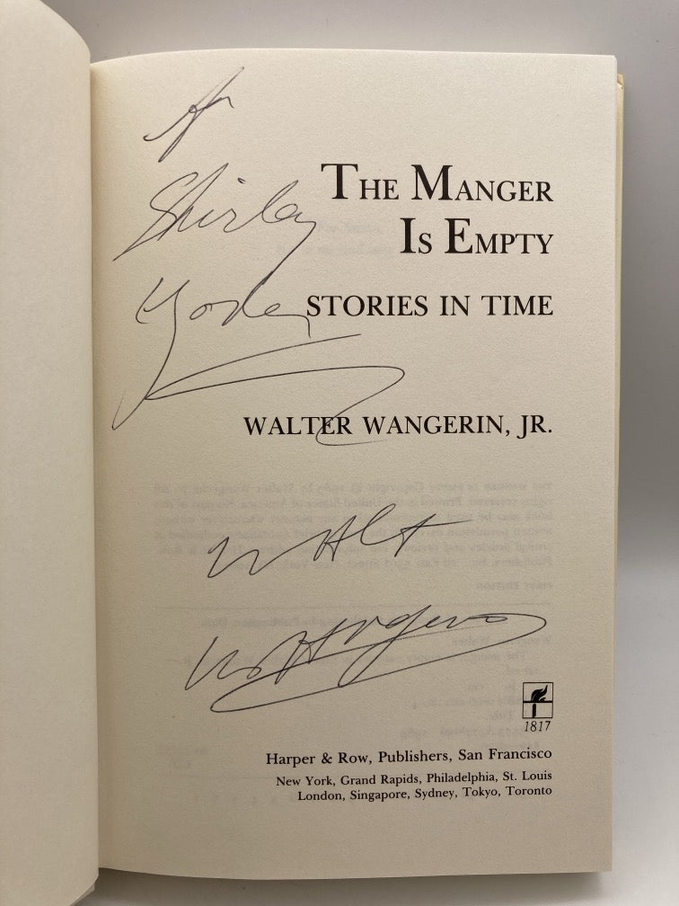 The Manger is Empty: Stories in Time (signed)