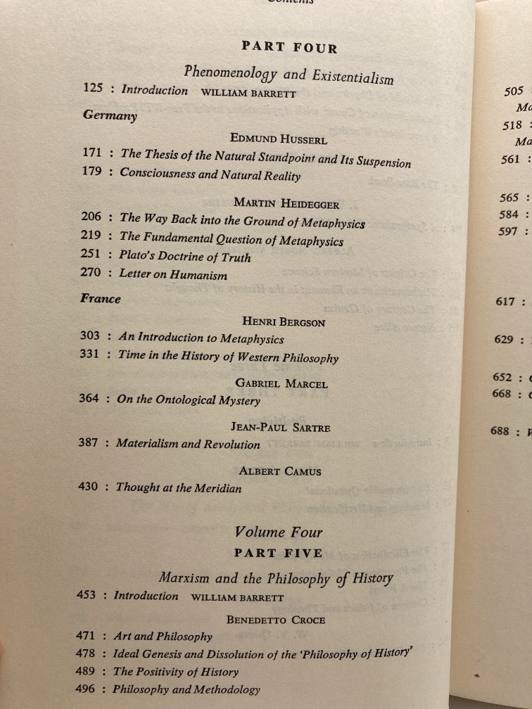 Philosophy in the Twentieth Century: An Anthology (4 Volume Set)
