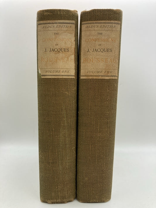 The Confessions of Jean Jacques Rousseau: Aldus Society Limited Edition (2 Volume Set)