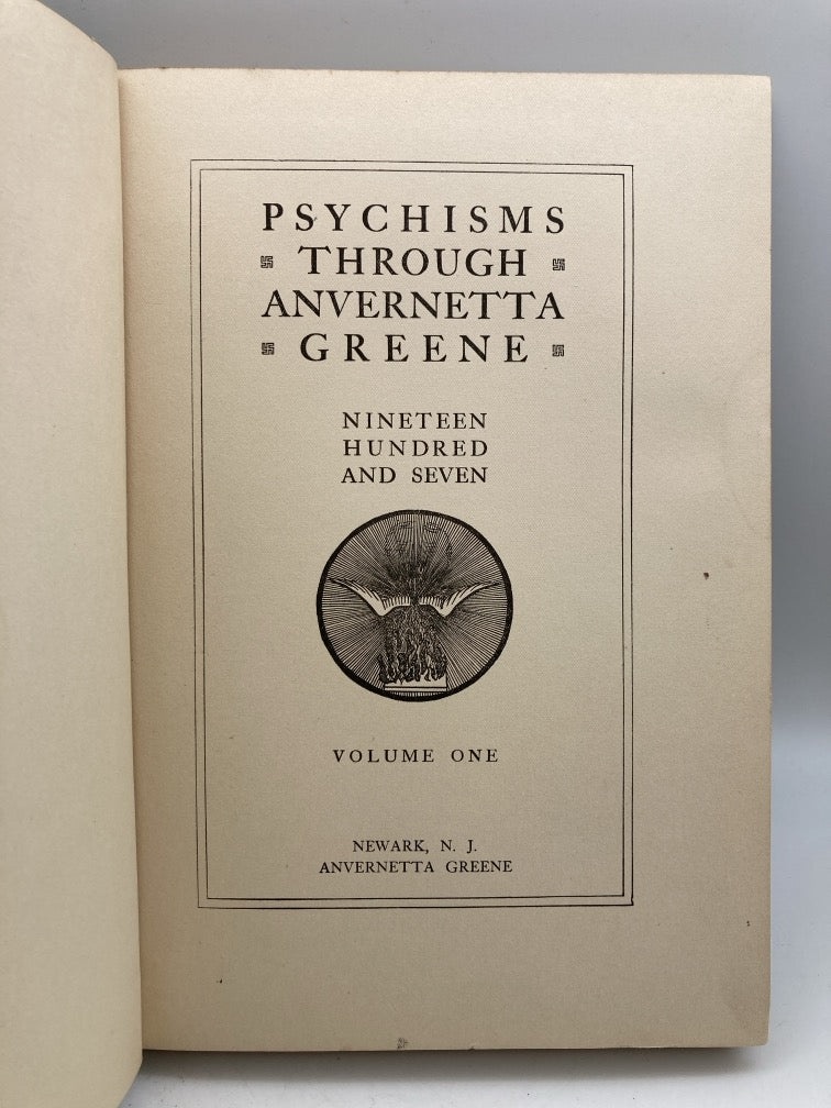 Psychisms Through Anvernetta Greene
