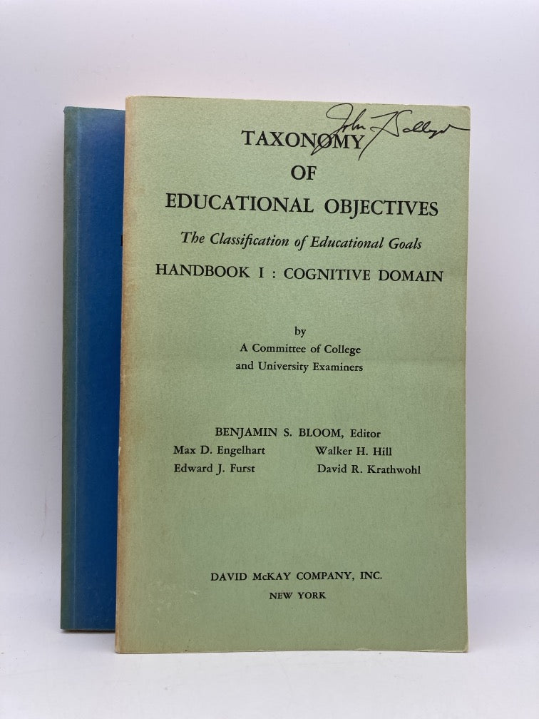 Taxonomy of Educational Objectives: The Classification of Educational Goals: Books 1 & 2