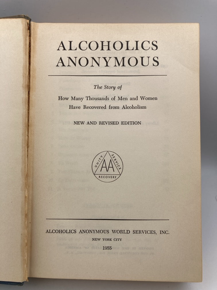 Alcoholics Anonymous: 2nd Edition, 4th Printing (1960)