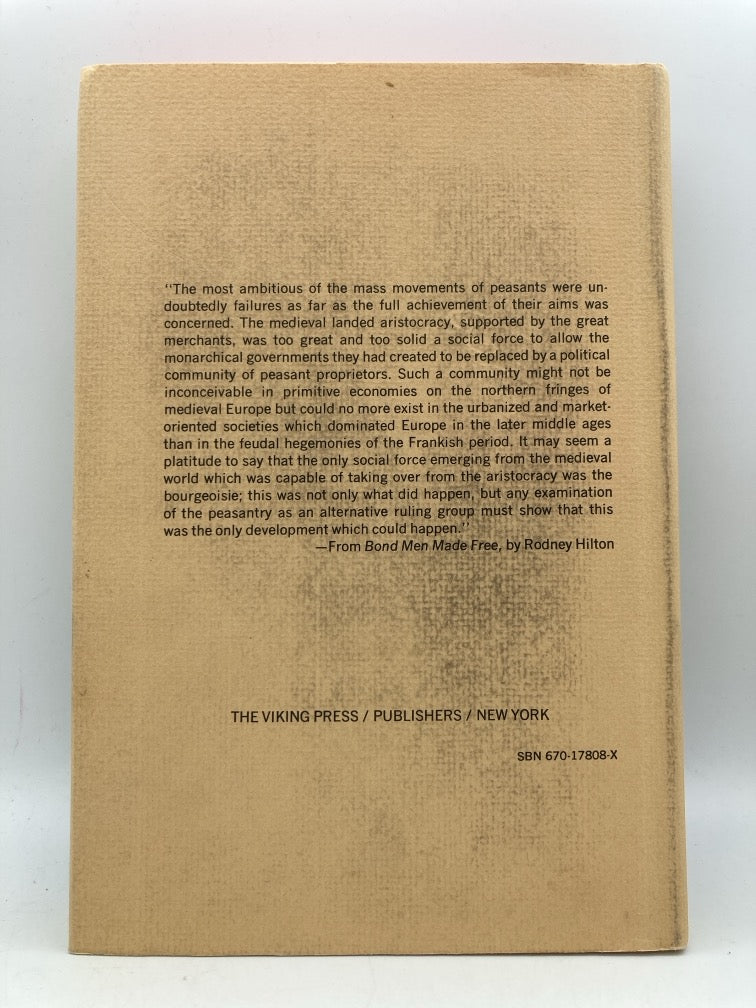 Bond Men Made Free: Medieval Peasant Movements and the English Rising of 1381