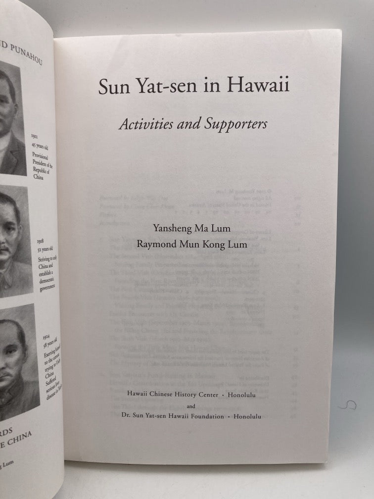 Sun Yat-Sen in Hawai'i: Activities and Supporters