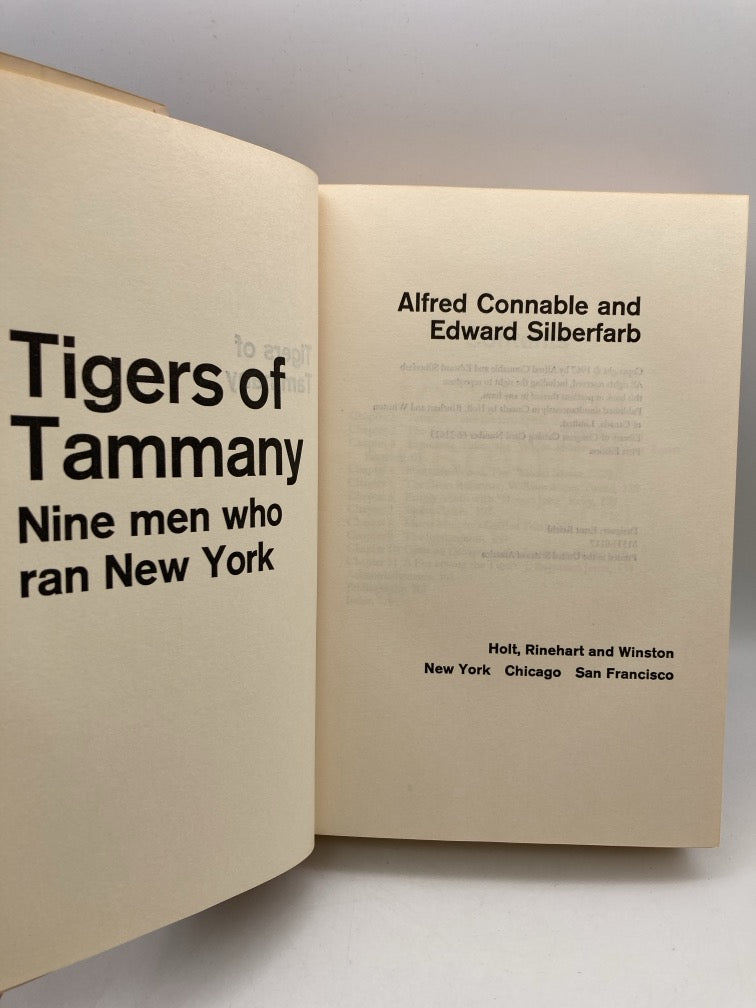 Tigers of Tammany: Nine Men Who Ran New York
