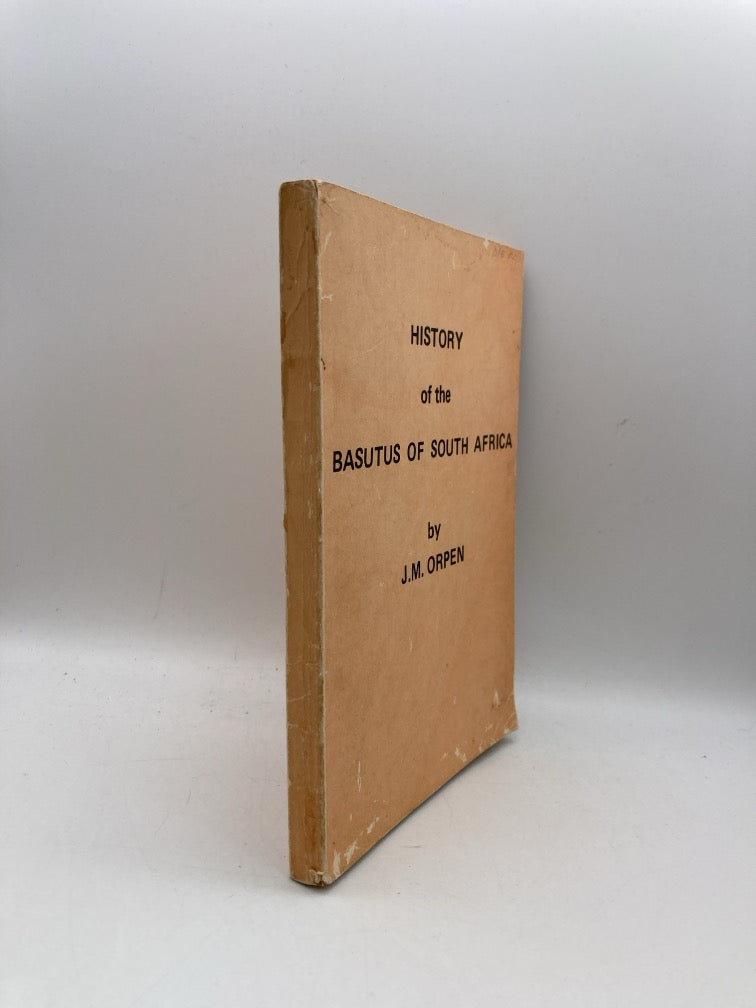 History of the Basutus of South Africa