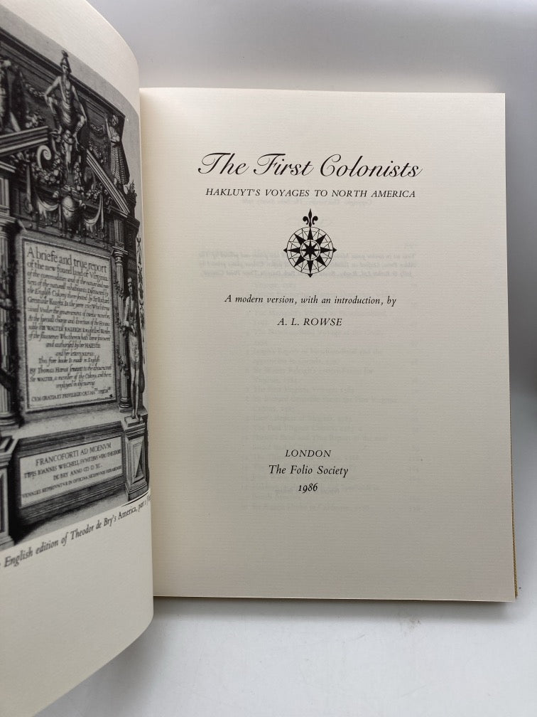 The First Colonists: Hakluyt's Voyages to North America (Folio Society)