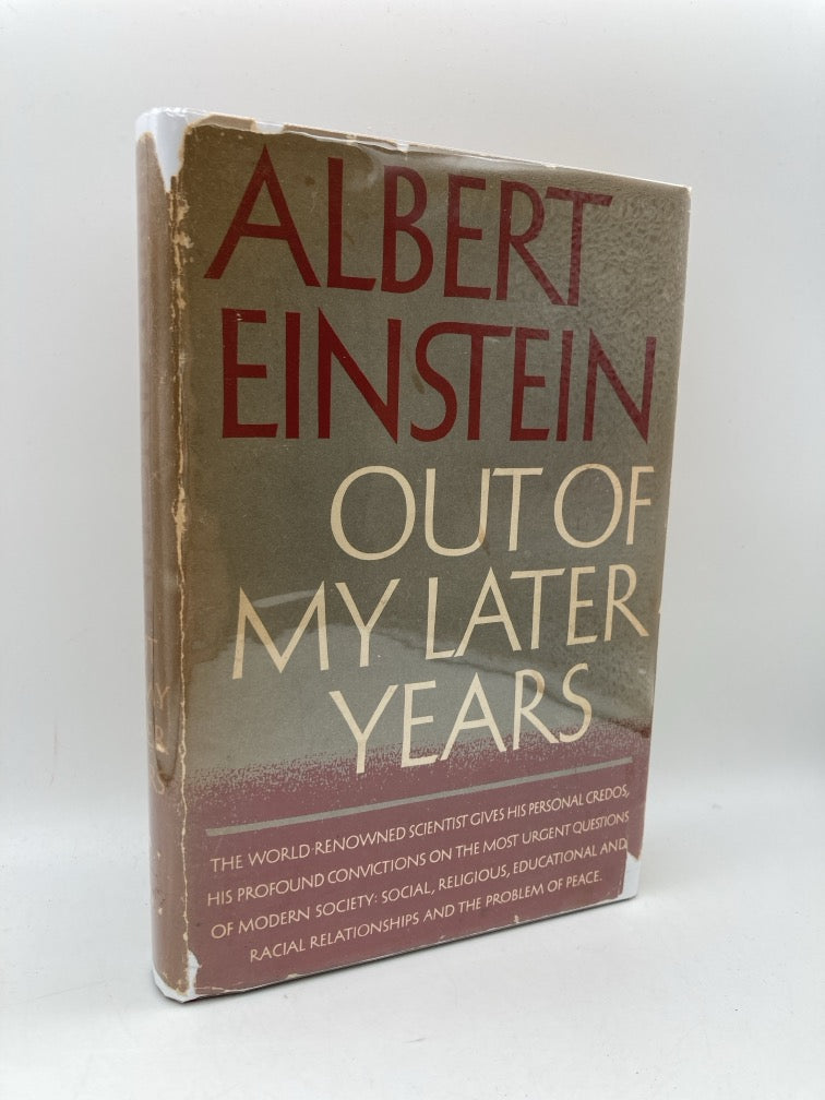 Out of My Later Years